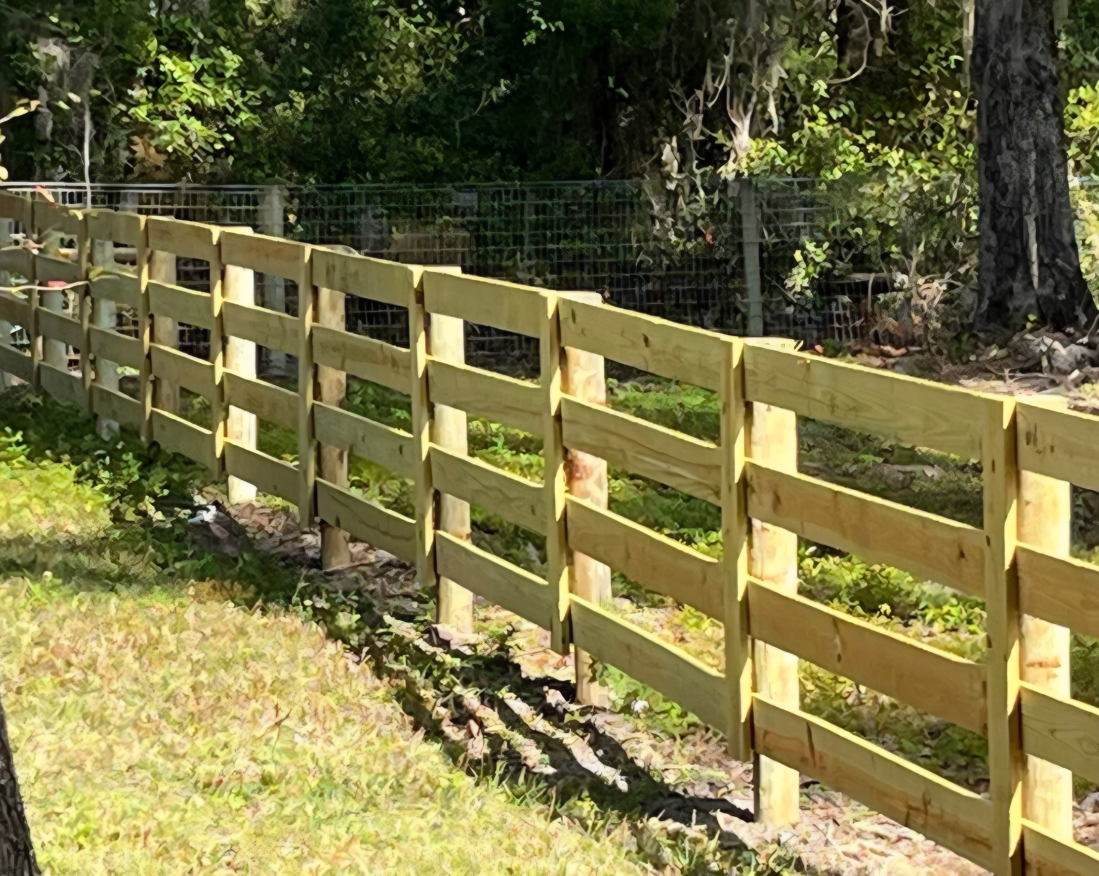 Land clearing work